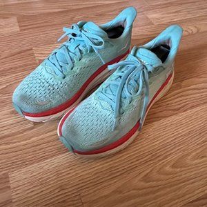 Size 7.5 - Hoka One One Clifton 8 Aquarelle